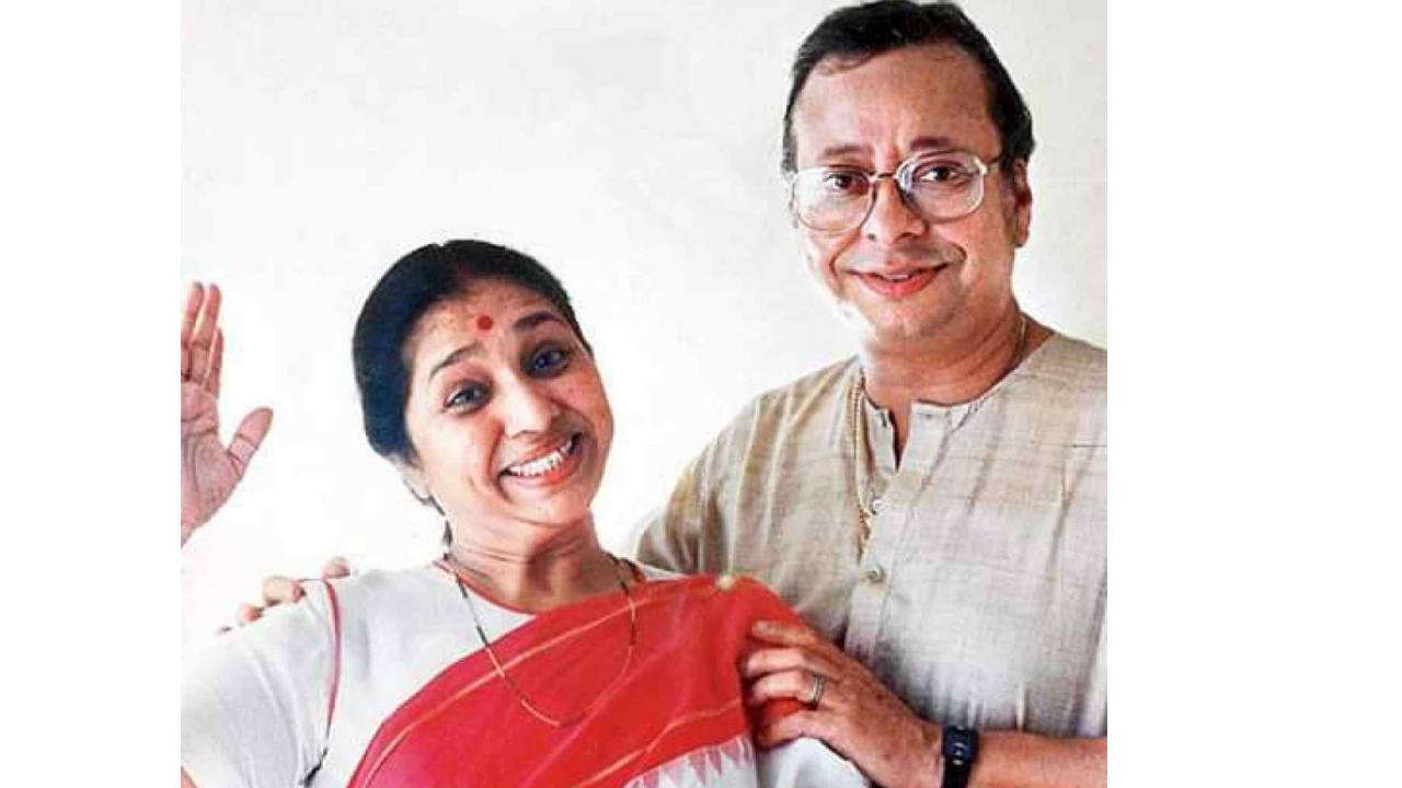 Asha Bhosle With R.D Burman Asha Bhosle With R.D Burman