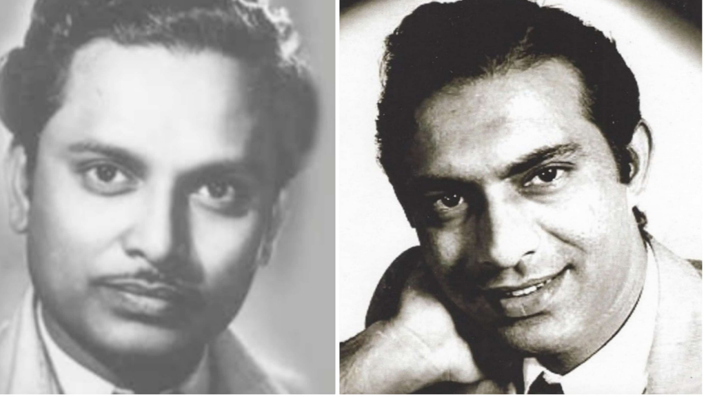 Talat Mahmood With His Mentor Anil Biswas