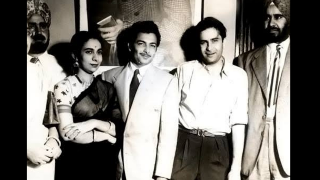 Madan Mohan With Wife And Raj Kapoor